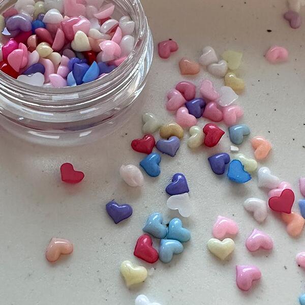 Pastel Topping Heart (100 pcs)