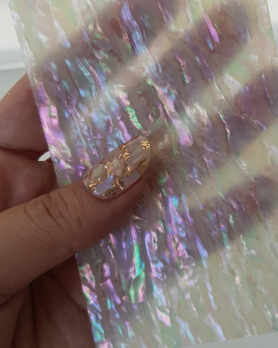 Aurora Mother of Pearl Nail Decal