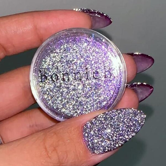 Super Flash Reflective Glitter Celebrity Purple