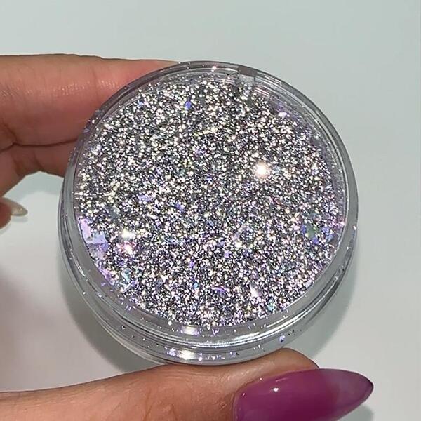 Super Flash Reflective Glitter Celebrity Purple